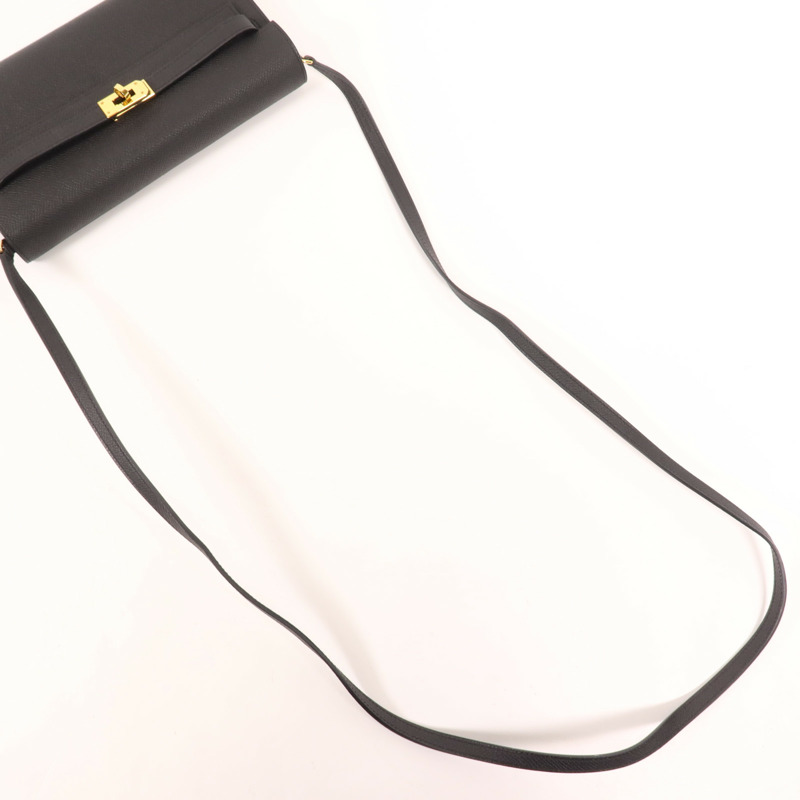 HERMES Epsom皮革Kelly To Go金扣肩背袋-8