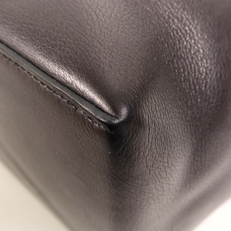 HERMES Evercolor皮革Licol 19手挽肩背兩用袋Noir-7