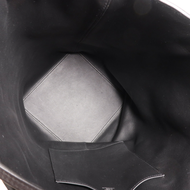 HERMES Evercolor皮革Licol 19手挽肩背兩用袋Noir-9