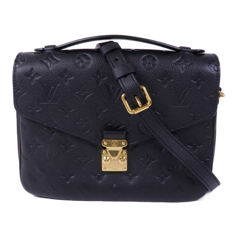 LOUIS VUITTON Monogram Empreinte Pochette Metis金扣手挽肩背兩用袋-0
