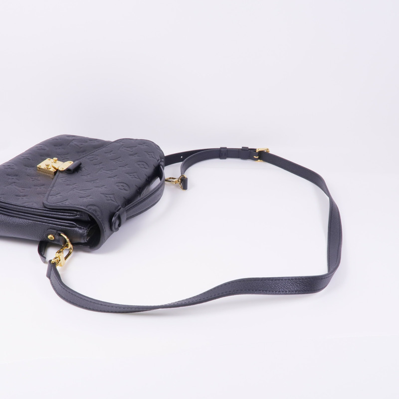 LOUIS VUITTON Monogram Empreinte Pochette Metis金扣手挽肩背兩用袋-7