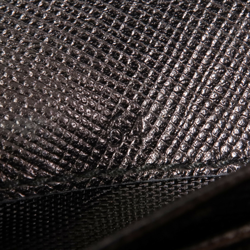 PRADA 牛皮皮革Zipped Wallet銀扣錢包-8