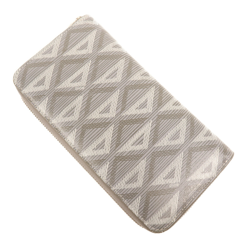 Dior 塗層帆布Long Wallet銀扣長錢包-3