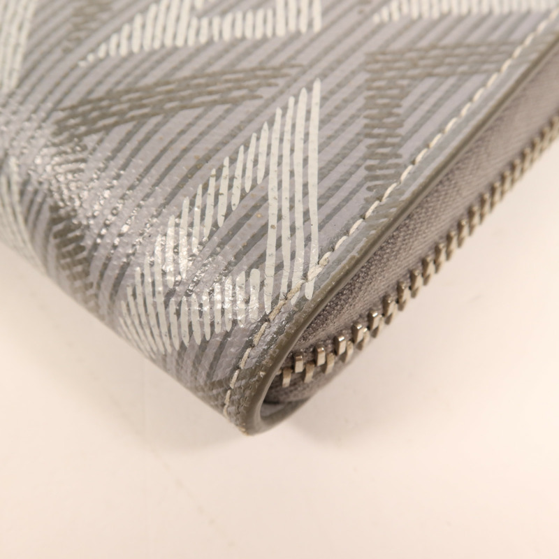 Dior 塗層帆布Long Wallet銀扣長錢包-7