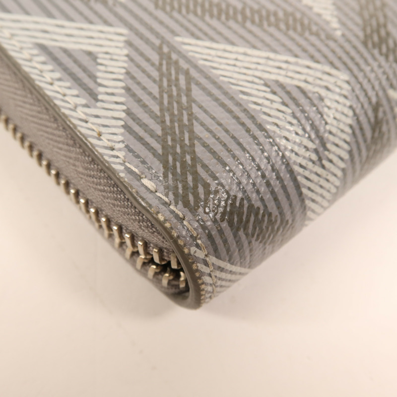 Dior 塗層帆布Long Wallet銀扣長錢包-8