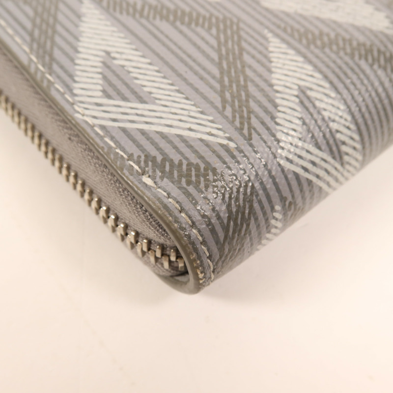 Dior 塗層帆布Long Wallet銀扣長錢包-10