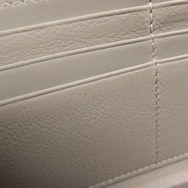 Dior 塗層帆布Long Wallet銀扣長錢包-11