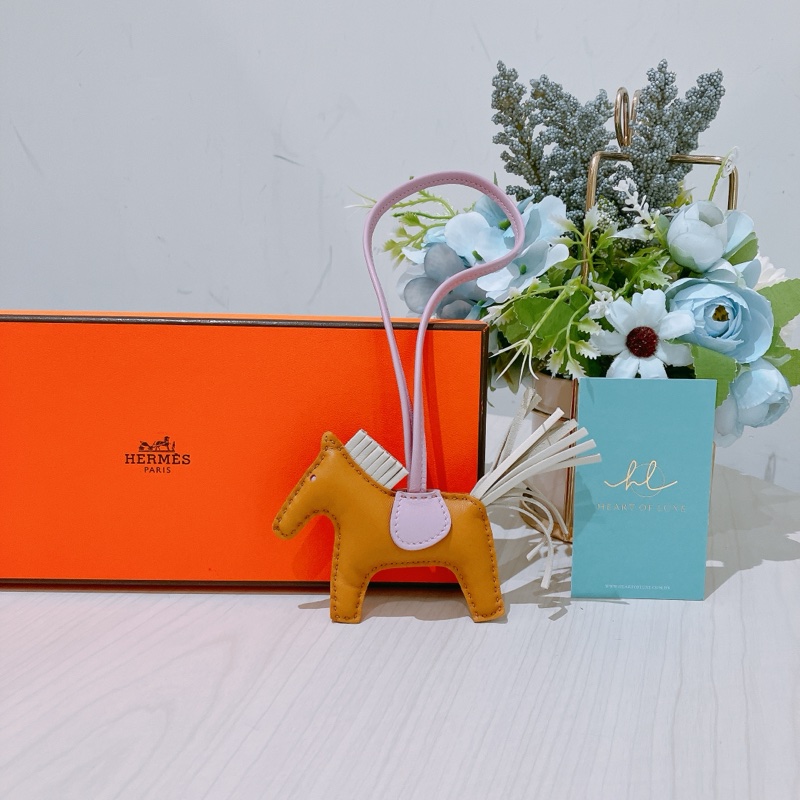 TK1870 HERMES 愛馬仕小號三拼色馬仔吊飾RODEO CHARM PM SWFIT-0