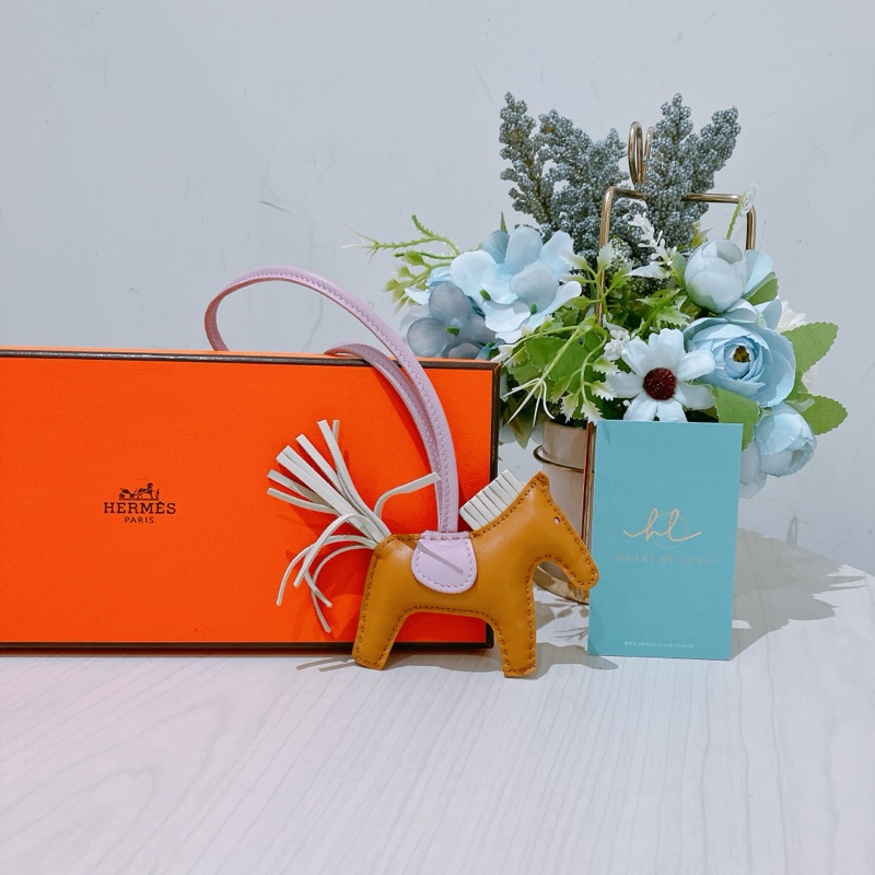 TK1870 HERMES 愛馬仕小號三拼色馬仔吊飾RODEO CHARM PM SWFIT-1