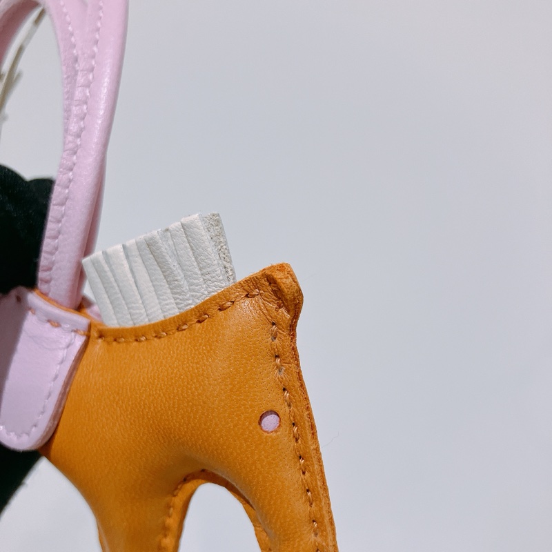 TK1870 HERMES 愛馬仕小號三拼色馬仔吊飾RODEO CHARM PM SWFIT-3