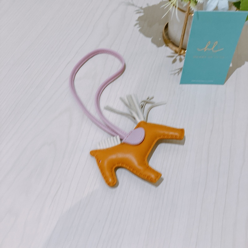 TK1870 HERMES 愛馬仕小號三拼色馬仔吊飾RODEO CHARM PM SWFIT-10