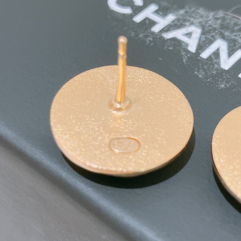 TK1871 CHANEL 香奈兒可可刻印圓形耳環COCO MARK CIRCLE EARRINGS-5