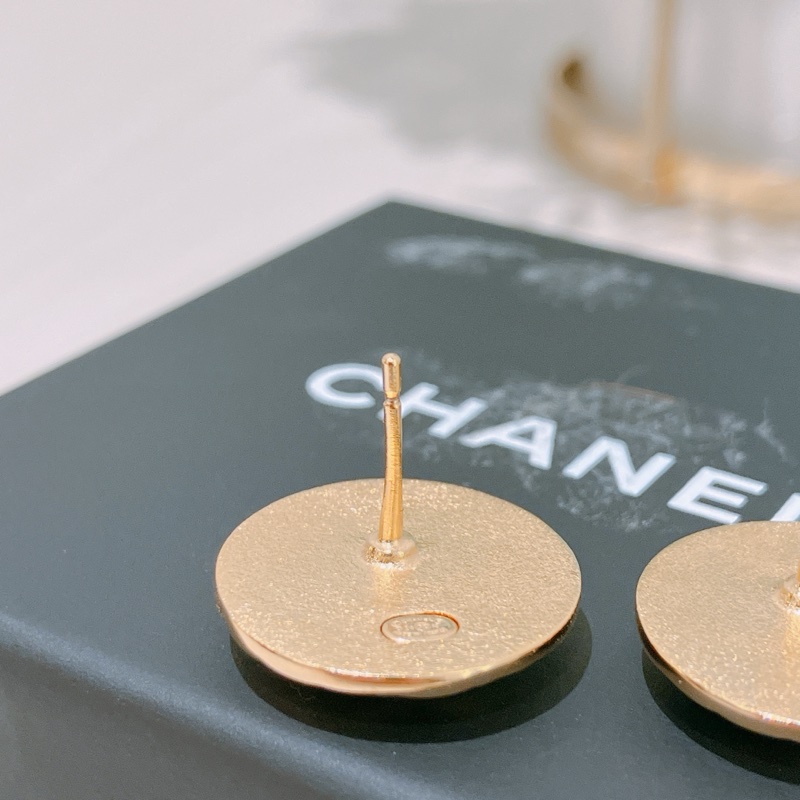 TK1871 CHANEL 香奈兒可可刻印圓形耳環COCO MARK CIRCLE EARRINGS-6