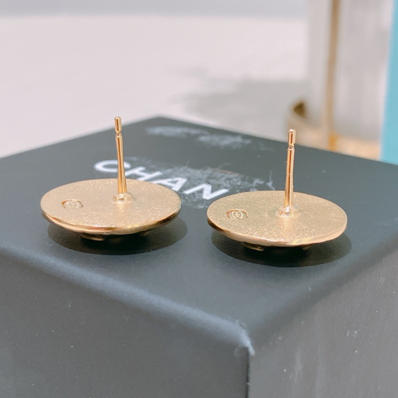 TK1871 CHANEL 香奈兒可可刻印圓形耳環COCO MARK CIRCLE EARRINGS-8