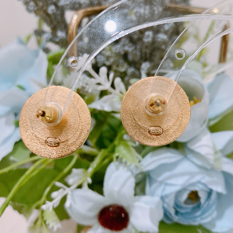 TK1871 CHANEL 香奈兒可可刻印圓形耳環COCO MARK CIRCLE EARRINGS-11