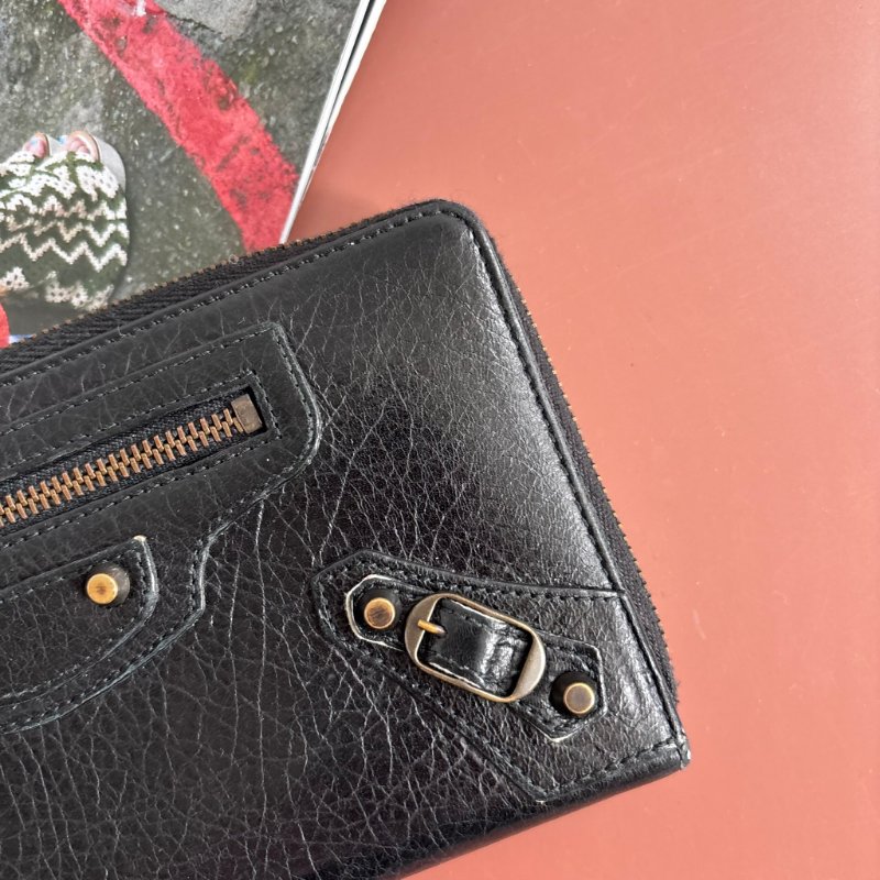 ::BALENCIAGA:: 巴黎世家 經典CONTINENTAL  拉鍊長夾-3