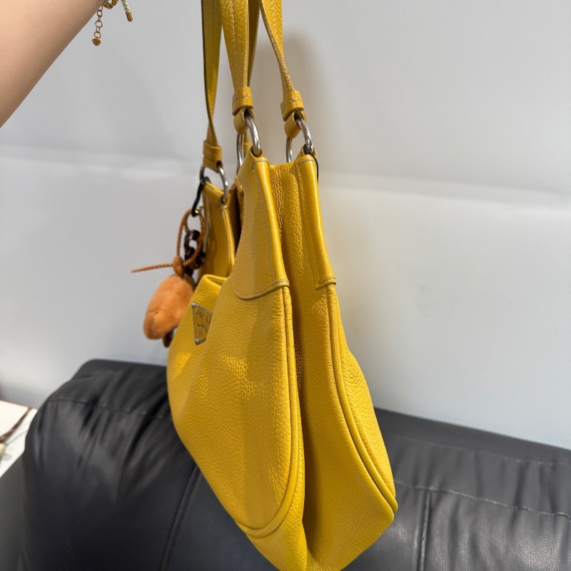 Prada 姜黃色hobo 肩背包-3