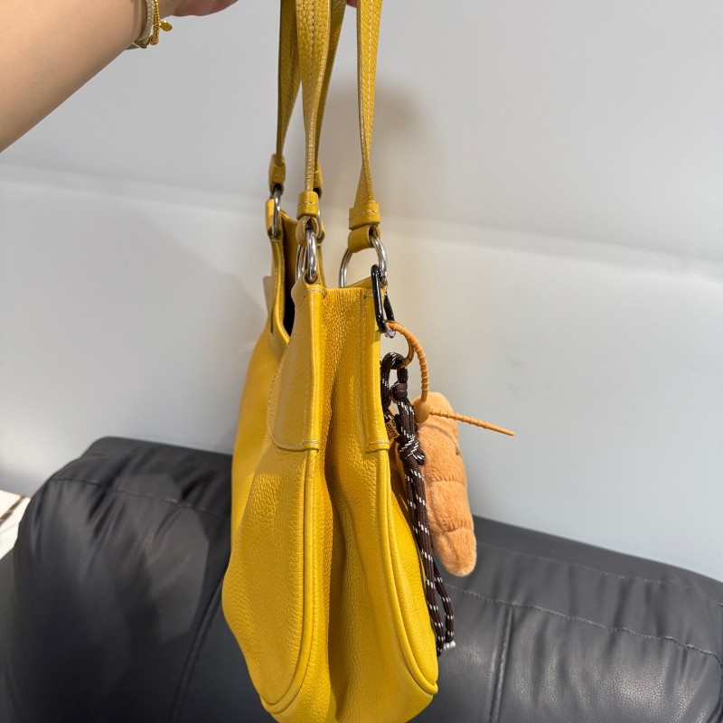 Prada 姜黃色hobo 肩背包-4