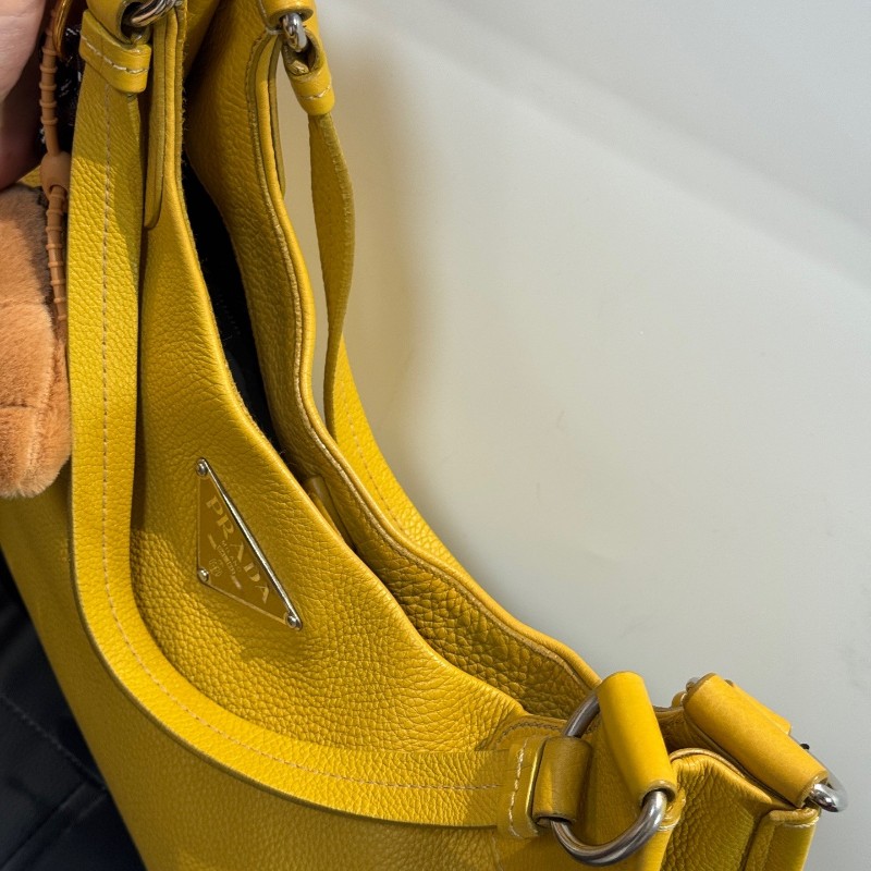 Prada 姜黃色hobo 肩背包-5