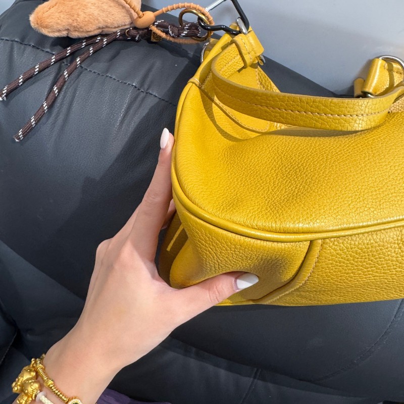 Prada 姜黃色hobo 肩背包-8