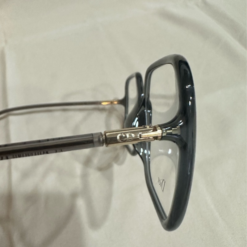 周揚青 同款 Dior Stellaire 深灰色 平光 光學 眼鏡  (無度數片)-11