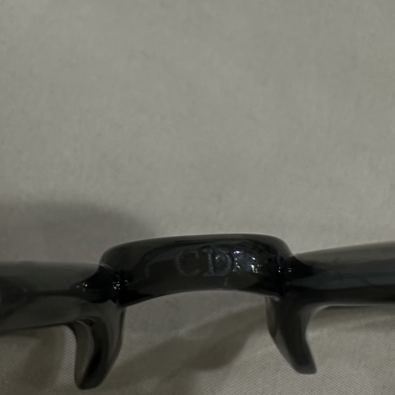 周揚青 同款 Dior Stellaire 深灰色 平光 光學 眼鏡  (無度數片)-13