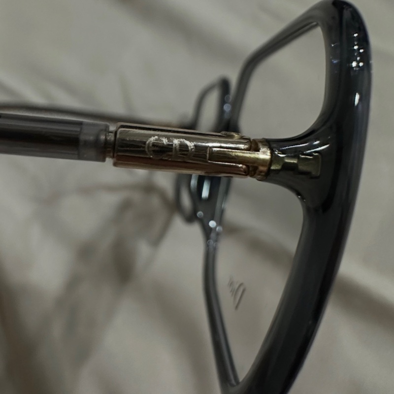周揚青 同款 Dior Stellaire 深灰色 平光 光學 眼鏡  (無度數片)-14