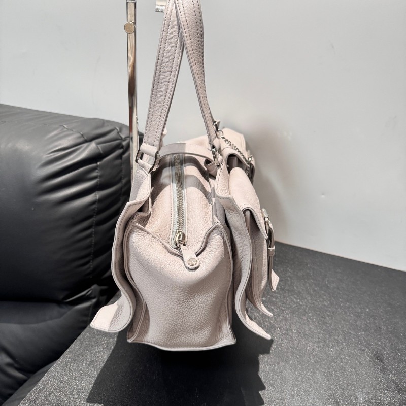 Celine 香芋紫色機車包肩背包-2