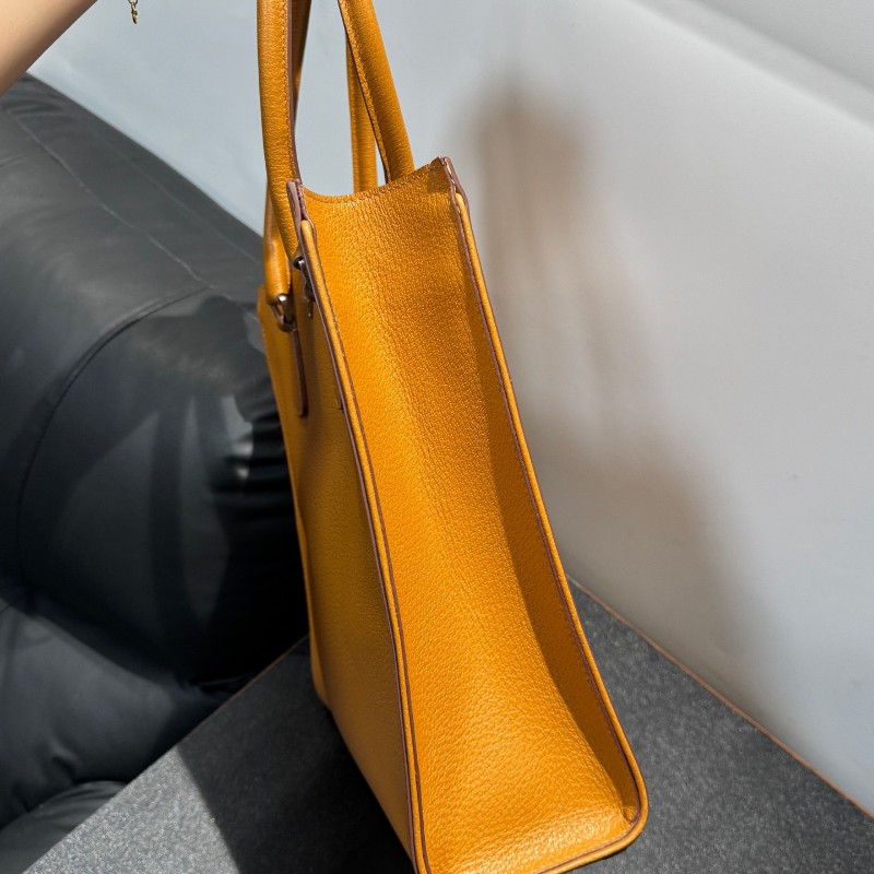 Prada 黃色tote 肩背包-3