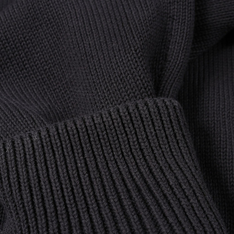 Dior Oblique 針織衫，棉絲混紡，海軍藍，二手男S碼-5