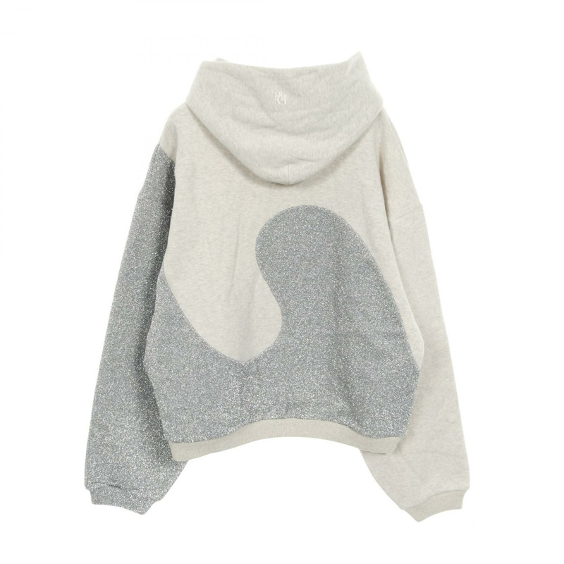 Dior ERL 連帽衫,棉滌混紡,灰色/銀色,二手男款 XXL 碼-1