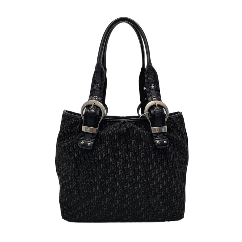 Dior黑色老花托特包tote 小號肩背包-0