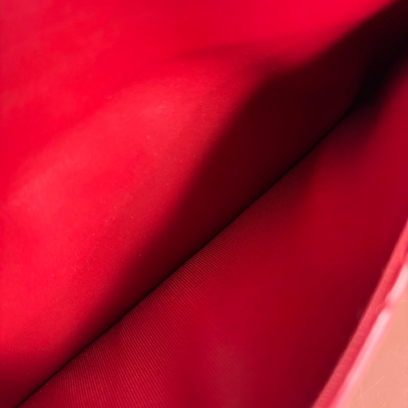 ::CHANEL:: 香奈兒經典菱格紋WOC紅色銀鍊-39