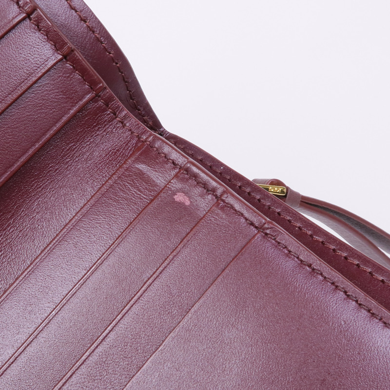 LOEWE 牛皮皮革Puzzle Compact Zip Wallet金扣錢包-15