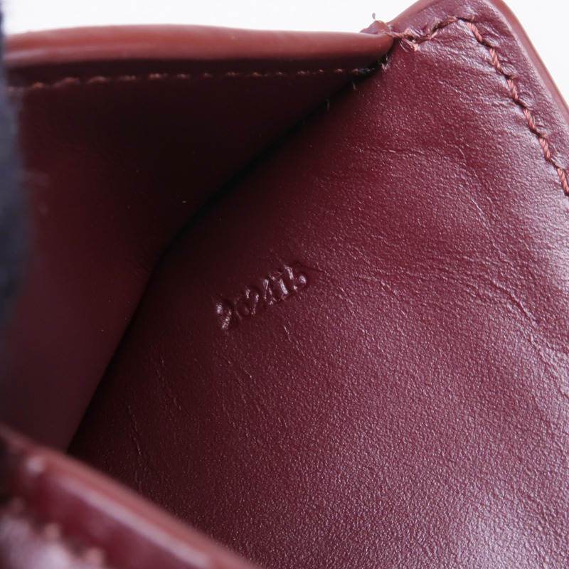 LOEWE 牛皮皮革Puzzle Compact Zip Wallet金扣錢包-16