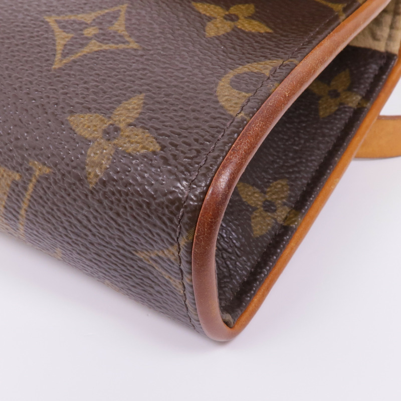 LOUIS VUITTON Monogram Pochette Florentine金扣腰包-4