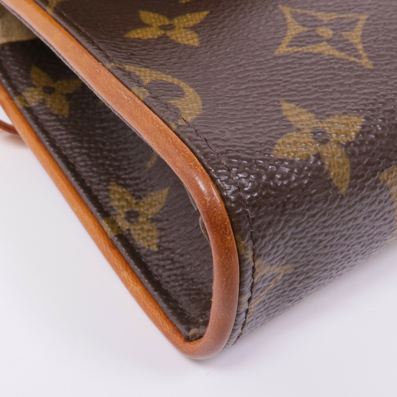 LOUIS VUITTON Monogram Pochette Florentine金扣腰包-5