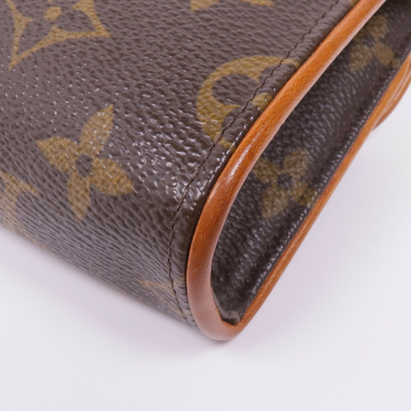 LOUIS VUITTON Monogram Pochette Florentine金扣腰包-6