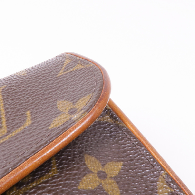 LOUIS VUITTON Monogram Pochette Florentine金扣腰包-10