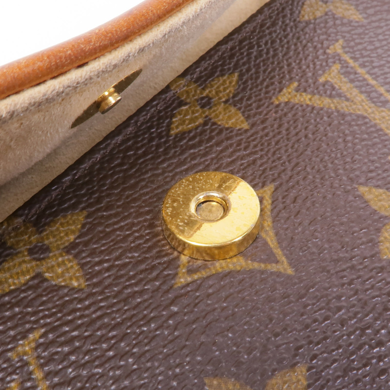 LOUIS VUITTON Monogram Pochette Florentine金扣腰包-11