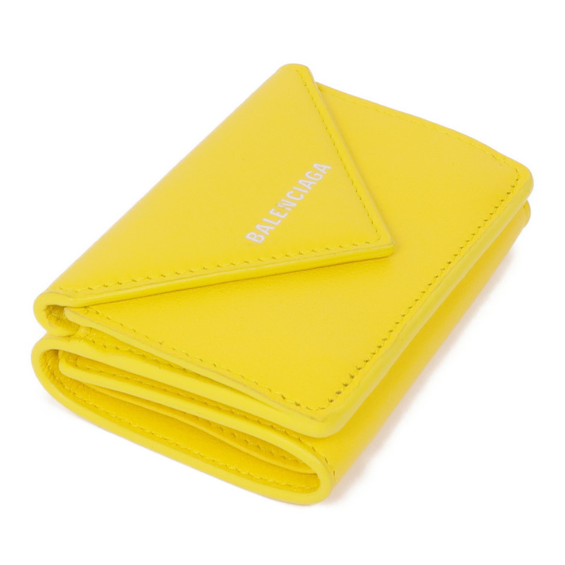BALENCIAGA 羊皮皮革Wallet銀扣卡片套-3