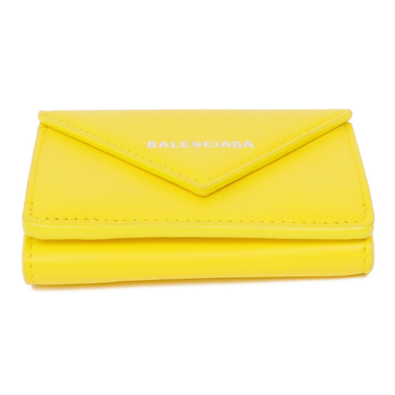 BALENCIAGA 羊皮皮革Wallet銀扣卡片套-5