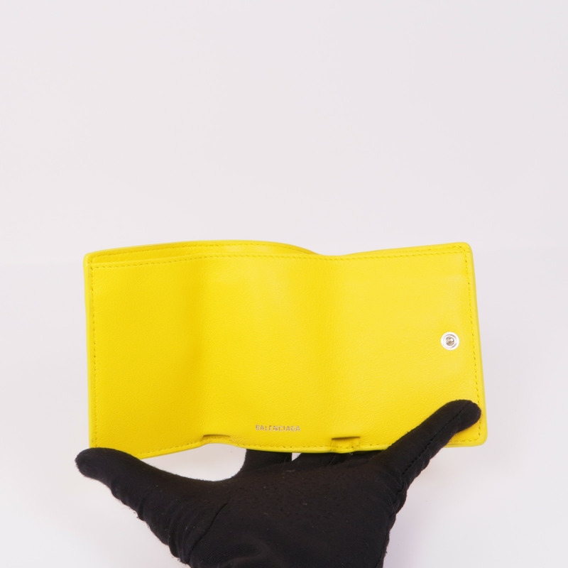 BALENCIAGA 羊皮皮革Wallet銀扣卡片套-11