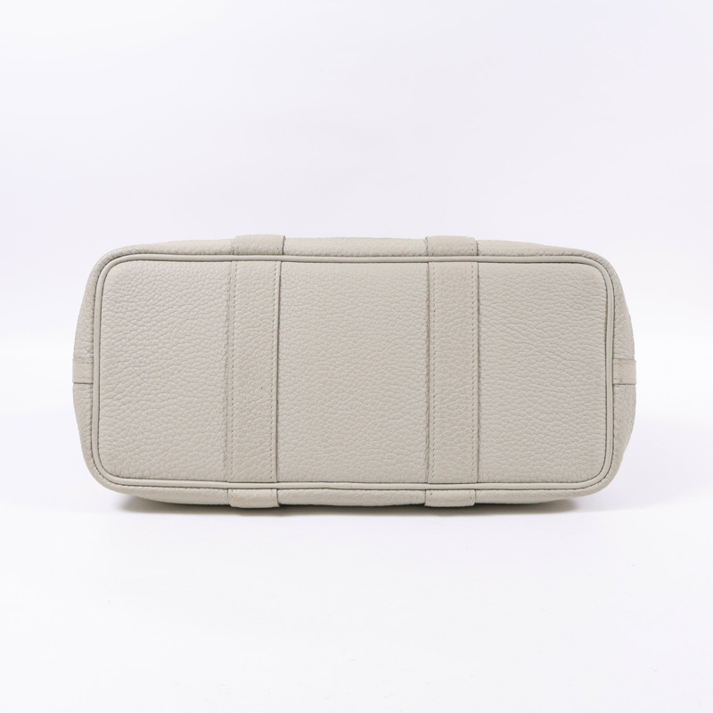 HERMES Negonda皮革Garden Party TPM銀扣手挽袋Beton-3