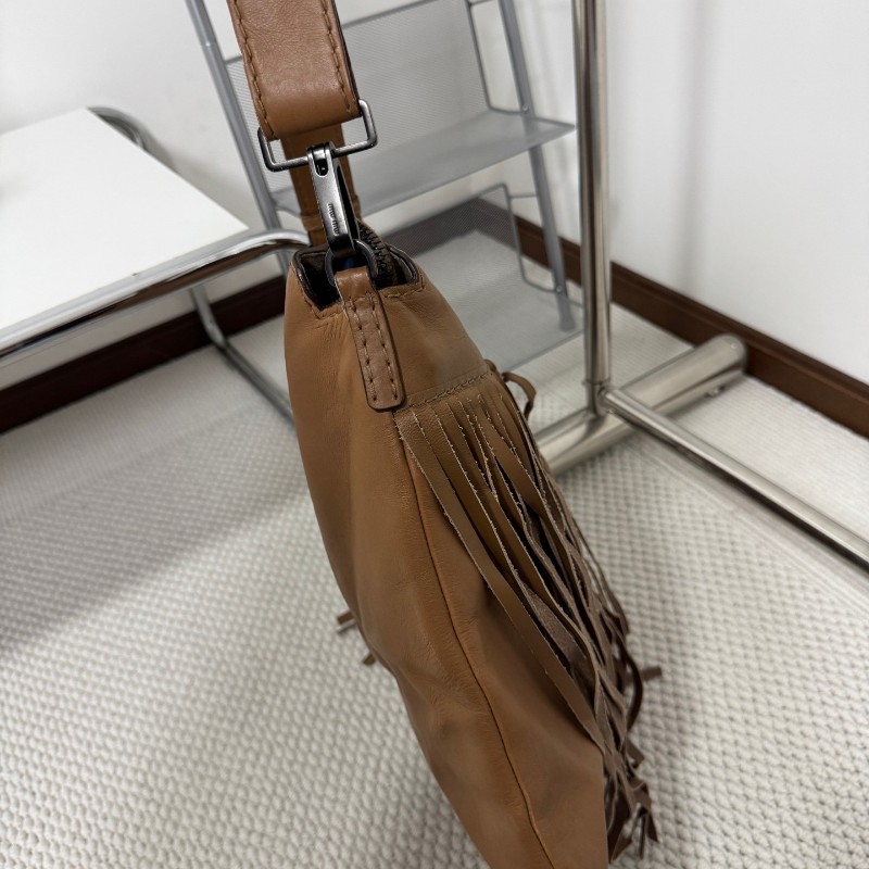 MIUMIU 棕色流蘇稀有款肩背包 斜背包-2