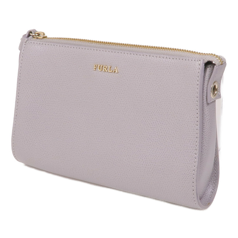 Furla 牛皮皮革Clutch Bag金扣手拿包-1