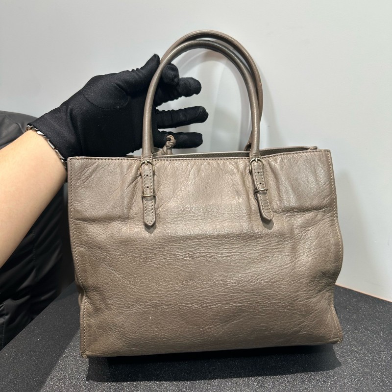 Balenciaga 灰色機車包 手提包-1