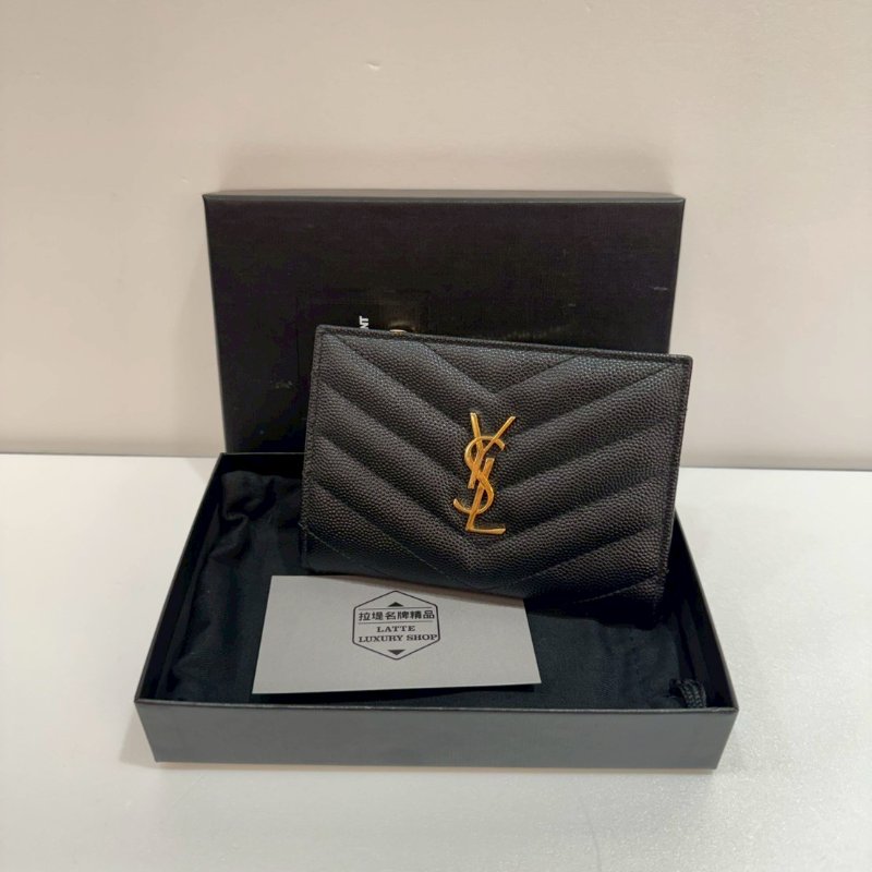 YSL 短夾/皮夾 9成新-0