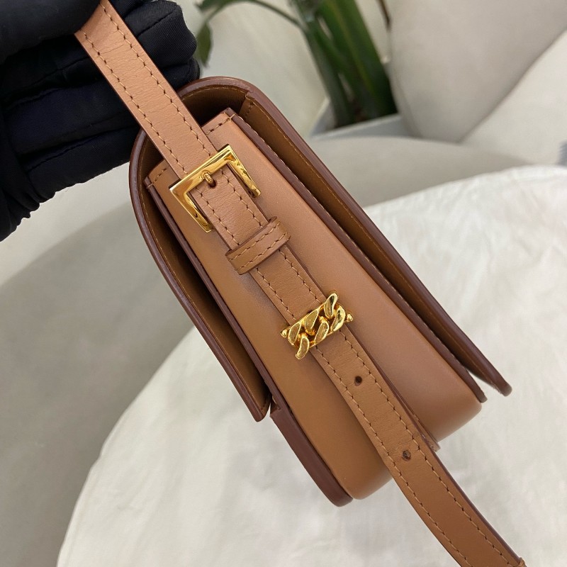 Burberry 焦糖色Grace 斜背包肩背包-3