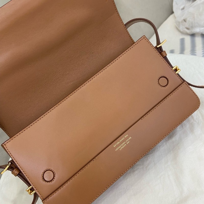 Burberry 焦糖色Grace 斜背包肩背包-12